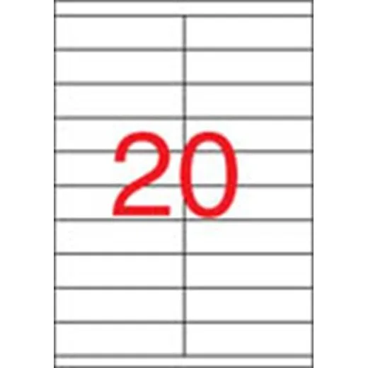 Etikety, univerzálne, 105x29 mm, APLI, 2000 etikiet/bal