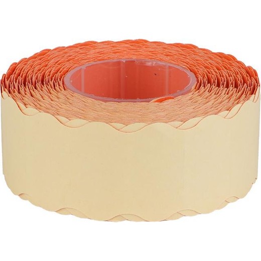Cenové etikety, 22x12 mm, oranžová