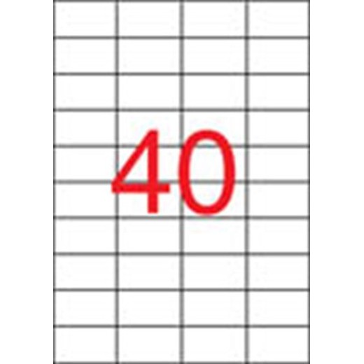 Etikety, univerzálne, 52,5x29,7 mm, APLI, 4000 etikiet/bal