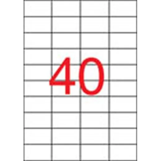 Etikety, univerzálne, 52,5x29,7 mm, APLI, 4000 etikiet/bal