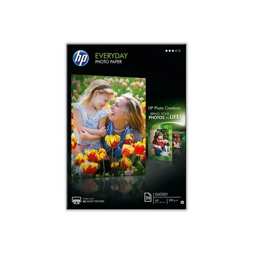 Foto papier Q5451A, k atramentovým tlačiarňam, A4, 200 g, lesklý, HP