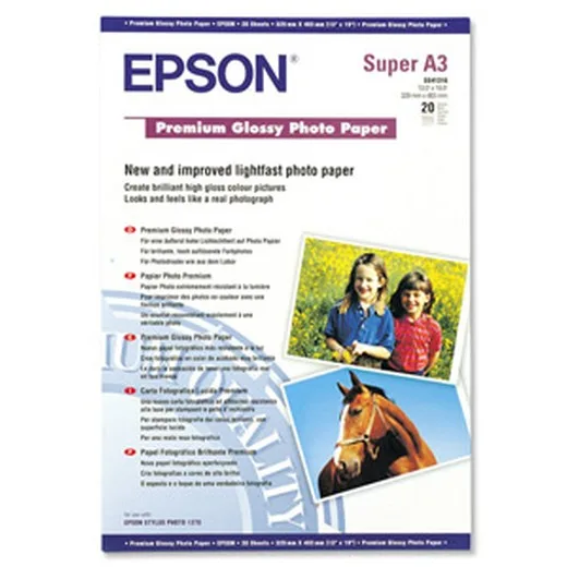 Premium Glossy Photo Paper, lesklý, jednostranový, A3+, 255gr.