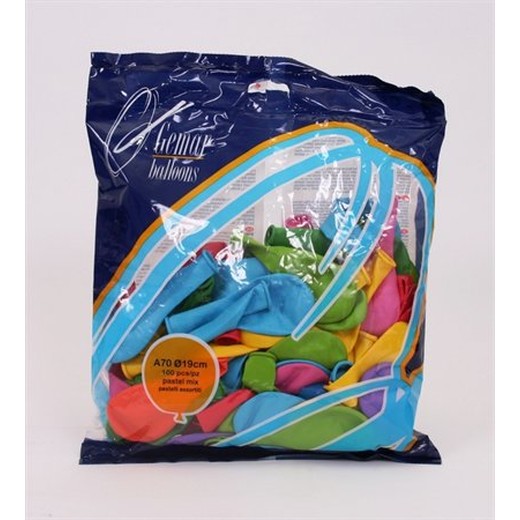 Balón, 18 cm, mix farieb