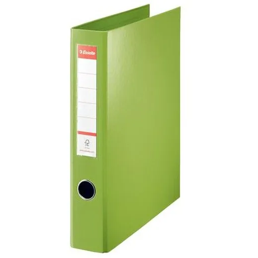 Krúžkový šanón, 4 D krúžky, 60 mm, A4 maxi, PP, ESSELTE "Jumbo Vivida", zelený