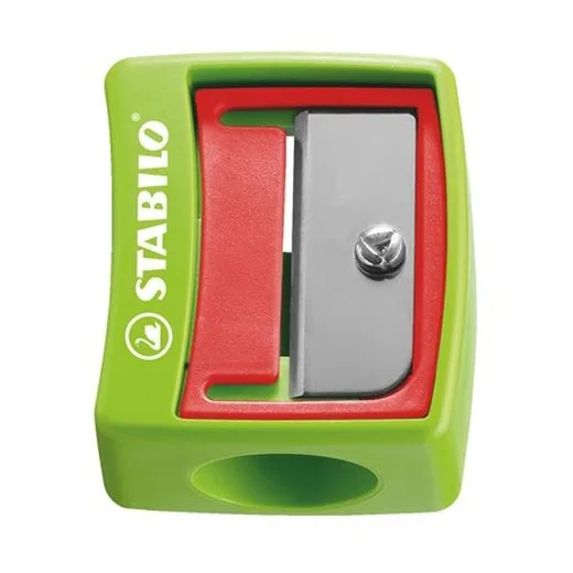 Strúhadlo, jednodierové, STABILO "Woody 3 in 1", rôzne farby