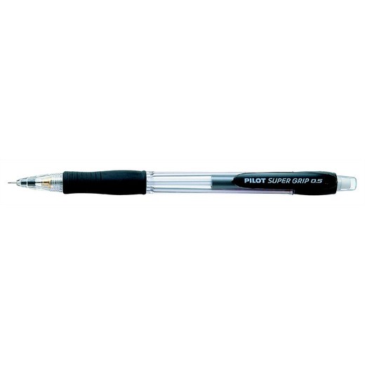 Mikroceruzka, 0,5 mm, PILOT "Super Grip", čierna