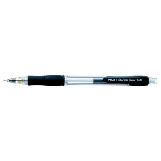 Mikroceruzka, 0,5 mm, PILOT "Super Grip", čierna