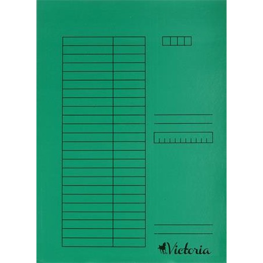 Rýchloviazač, kartón, A4, VICTORIA OFFICE, zelený