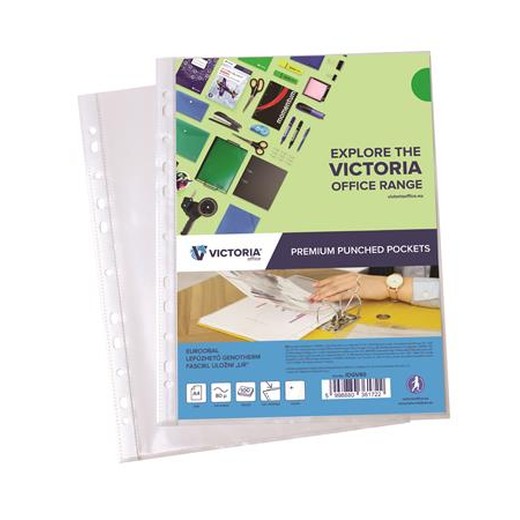 Euroobal, A4, 80 mikr., číry, VICTORIA OFFICE