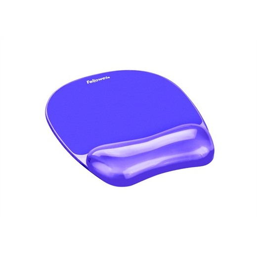 Gélová podložka pod myš, FELLOWES "Crystal™ Gel", fialová