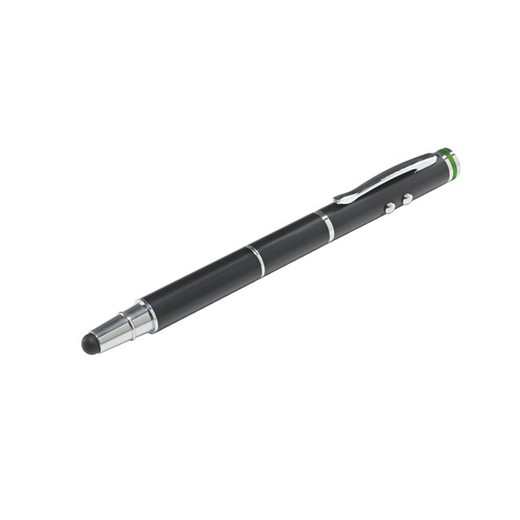 Dotykové pero, na dotykové obrazovky, 4v1, LEITZ "Stylus", čierne