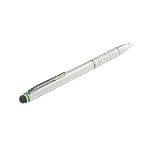 Dotykové pero, pre dotykové zariadenia, 2in1, LEITZ "Stylus", strieborná