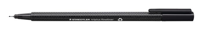 Liner, 0,3 mm, STAEDTLER "Triplus", čierny