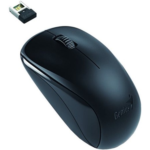 Myš, bezdrôtová, optická, malá, GENIUS "NX-7000", čierna