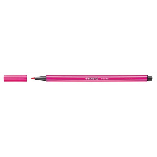 Popisovač, 1 mm, STABILO "Pen 68", ružový