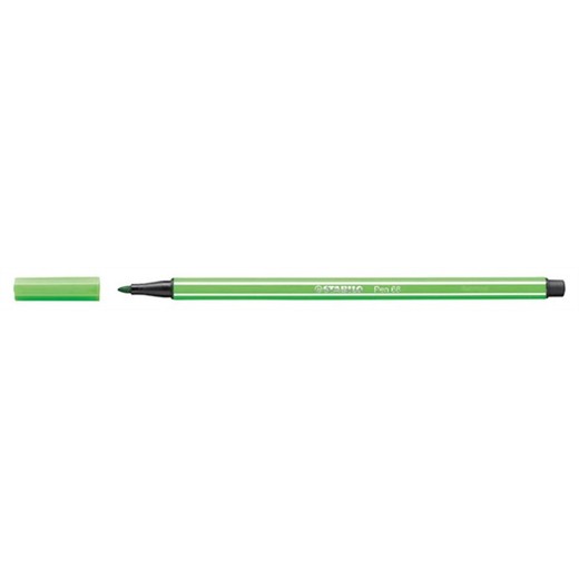 Popisovač, 1 mm, STABILO "Pen 68", zelený