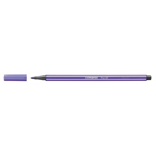 Popisovač, 1 mm, STABILO "Pen 68", fialový