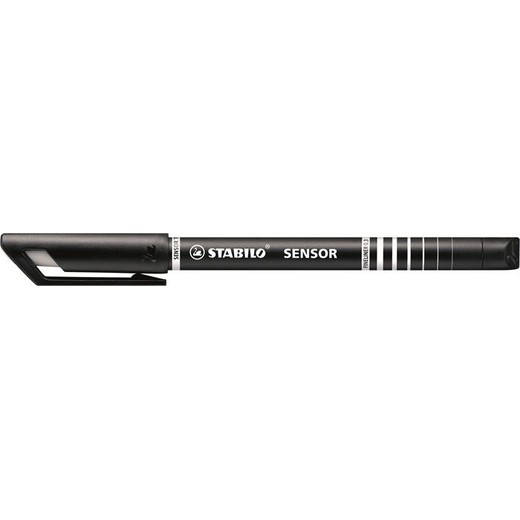Liner, 0,3 mm, STABILO "Sensor", čierny