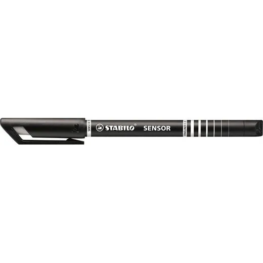 Liner, 0,3 mm, STABILO "Sensor", čierny
