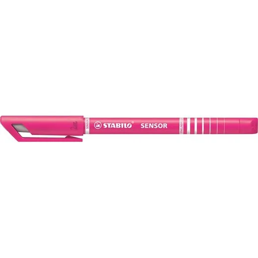 Liner, 0,3 mm, STABILO "Sensor", ružový