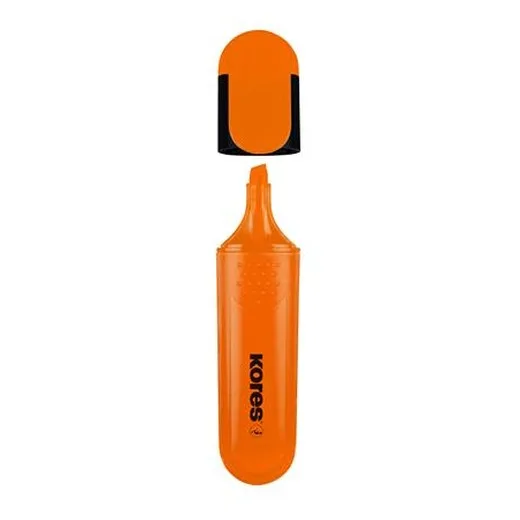 Zvýrazňovač, 0,5 - 5 mm, KORES, oranžový