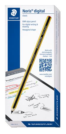 Dotyková ceruzka, na dotykové obrazovky, EMR, STAEDTLER "Noris Digital Classic 180 22", žltá