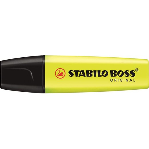 Zvýrazňovač, 2-5 mm, STABILO "BOSS original", žltý