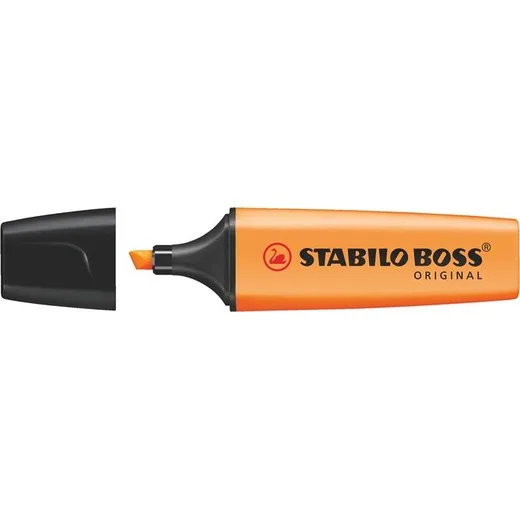 Zvýrazňovač, 2-5 mm, STABILO "BOSS original", oranžový