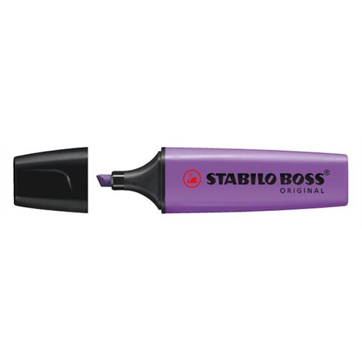 Zvýrazňovač, 2-5 mm, STABILO "BOSS original", levanduľový