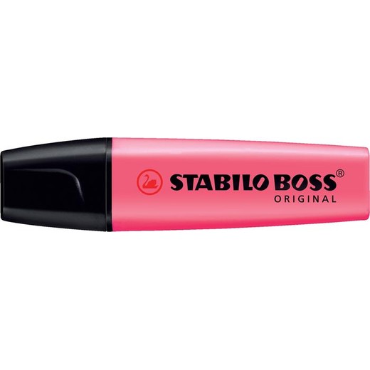Zvýrazňovač, 2-5 mm, STABILO "BOSS original", ružový