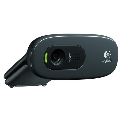 Webkamera, zabudovaný mikrofón, USB, LOGITECH, "C270"