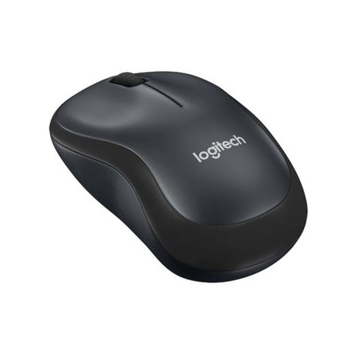 Myš, bezdrôtová, optická, USB, LOGITECH, "M220 Silent", čierna