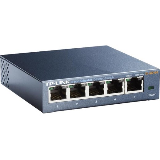 Switch, 5 portov, 10/100/1000Mbps, TP-LINK "TL-SG105"