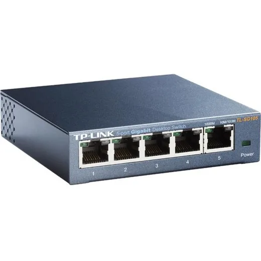 Switch, 5 portov, 10/100/1000Mbps, TP-LINK "TL-SG105"