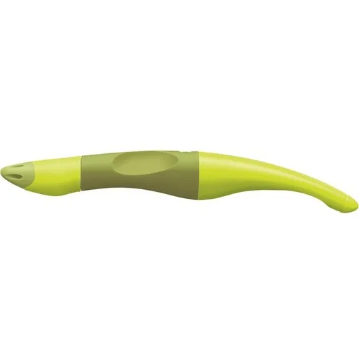 Roller, 0,5 mm, pre pravákov, zelené telo pera, STABILO "EasyOriginal Start", modré