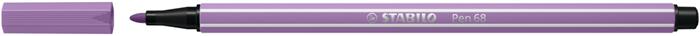 Popisovač, 1 mm, STABILO "Pen 68", sivo fialový