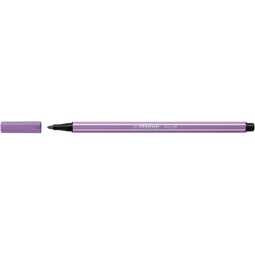 Popisovač, 1 mm, STABILO "Pen 68", sivo fialový