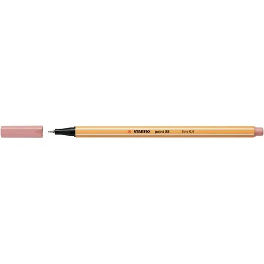 Liner, 0,4 mm, STABILO "Point 88", dawn červený