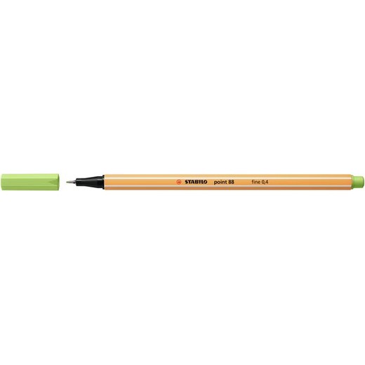 Liner, 0,4 mm, STABILO "Point 88", pistáciový