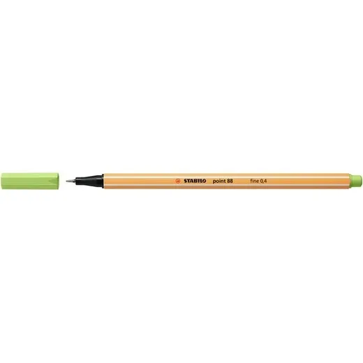 Liner, 0,4 mm, STABILO "Point 88", pistáciový