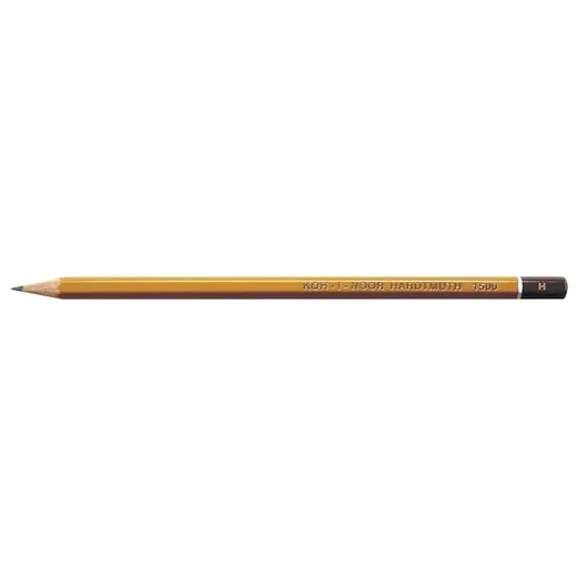 Grafitová ceruzka, H, šesťhranná, KOH-I-NOOR "1500"