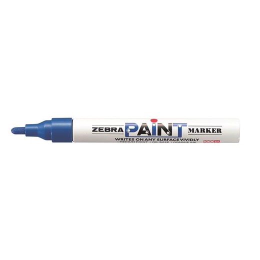 Lakový popisovač, 3 mm, ZEBRA "Paint marker", modrá