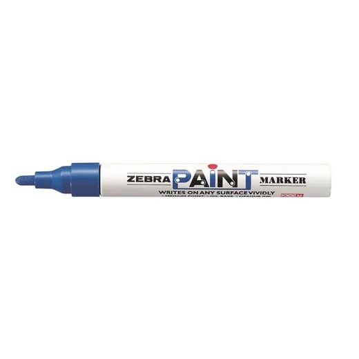 Lakový popisovač, 3 mm, ZEBRA "Paint marker", modrá