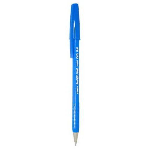 Guľôčkové pero, 0,21 mm, s vrchnákom, ZEBRA "H-8000", modrá