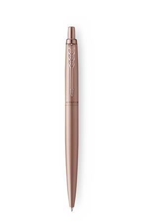Guľôčkové pero, 0,7 mm, stláčací mechanizmus, ružový klip, ružové telo, PARKER, "Royal Jotter XL", modrá