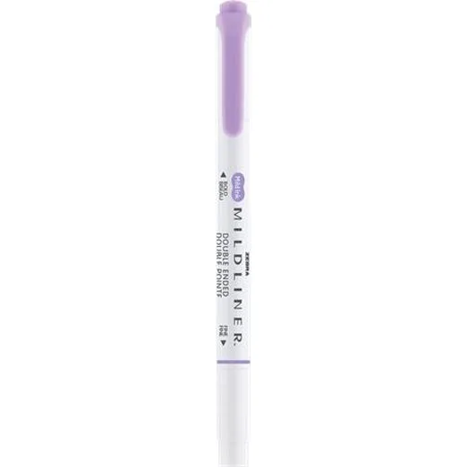 Zvýrazňovač, 1,0/3,5 mm, obojstranný, ZEBRA "Mildliner Cool & Refined", fialová