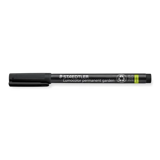 Permanentný popisovač, M, kužeľovitý, STAEDTLER "Lumocolor Garden 319 GM", čierny