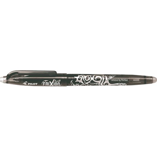 Roller, 0,25 mm, odstrániteľné písmo, PILOT "Frixion Ball", čierna