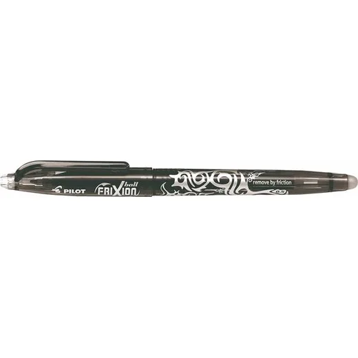 Roller, 0,25 mm, odstrániteľné písmo, PILOT "Frixion Ball", čierna