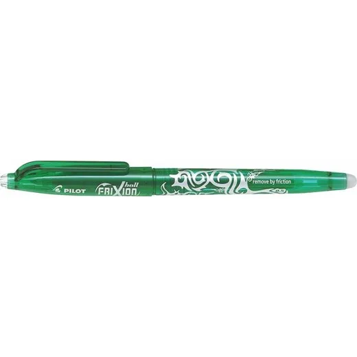 Roller, 0,25 mm, odstrániteľné písmo, PILOT "Frixion Ball", zelená